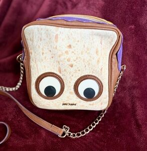 *~*🥪BETSEY JOHNSON Kitsch Peanut Butter and Jelly THAT’S MY JAM PB&J Crossbody